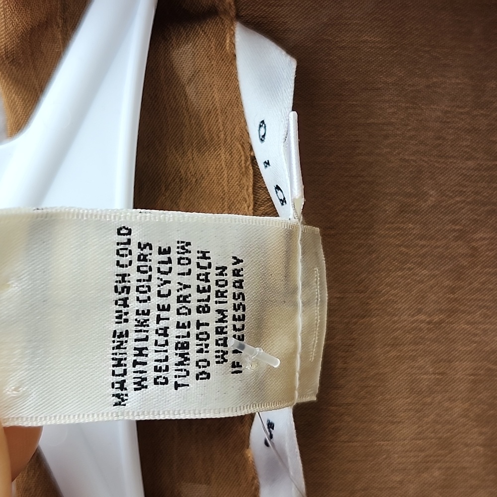 Max Studio Linen Button-Down Blouse - image 3